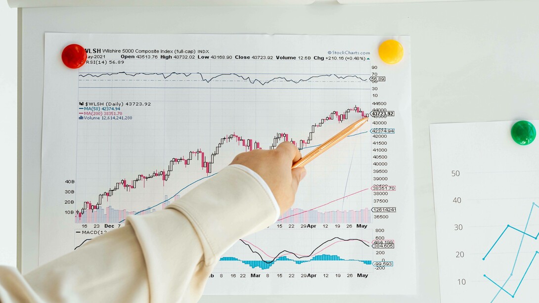 A graph showing evaluation metrics
