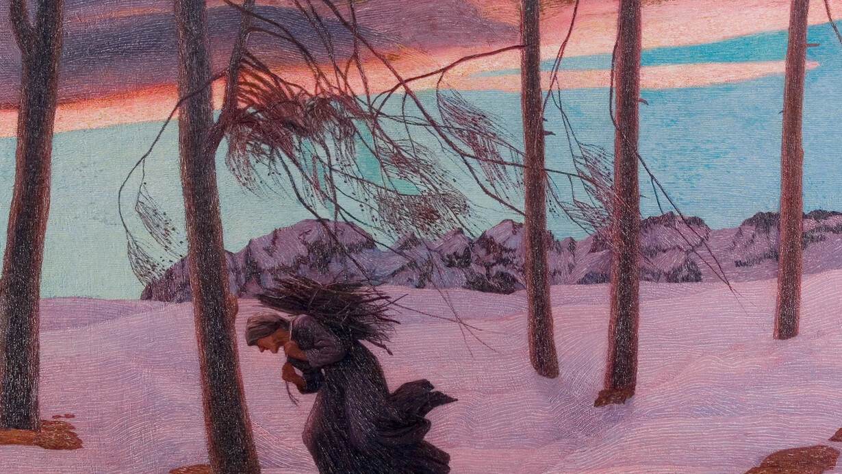 Carlo Fornara, L'Aquilone, olio su tela 135 x 154 cm. Courtesy of GAMManzoni