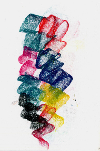 Dimitris Dimitriadis, Notebook 2014, felt pen on paper © Dimitris Dimitriadis & Museum Alex Mylona-Macedonian Museum of Contemporary Art
