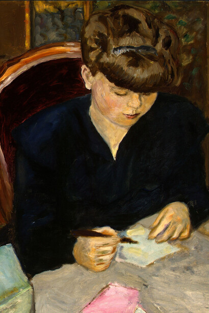 Pierre Bonnard. Der Brief, um 1906. Öl auf Leinwand. 55 x 47,5 cm. National Gallery of Art, Washington D.C.