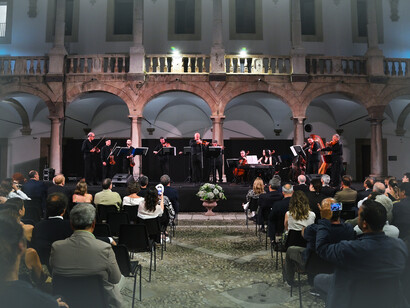 Massimo Quarta e Marco Betta in concerto al Palazzo Reale di Palermo per la Notte Europea della Musica 2022