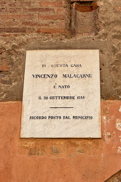 Saluzzo, targa Malacarne