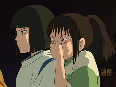 Fotograma de la película «El viaje de Chihiro», dirigida por Hayao Miyazaki