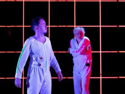 Herz aus polyester. Mit freundlicher genehmigung des Deutschen Theaters
