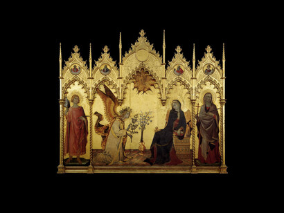 Annunciazione di Simone Martini alla Galleria degli Uffizi