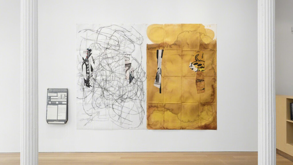 Eugenio Dittborn. Courtesy of Alexander and Bonin