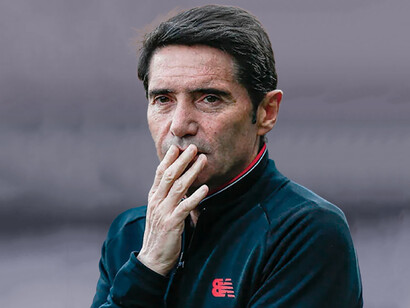 Marcelino, le nouveau coach de l'OM. Si il a sa petite réputation en Espagne, il n’a à son actif que deux épopées européennes et n’a jamais coaché hors de la péninsule © AFP
