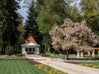 Jardín botánico del parque municipal de Bamberg, Alemania