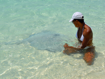 An incredible clear water