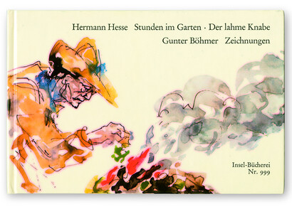 Gunter Böhmer, copertina di Hermann Hesse, Stunden im Garten (Ore in giardino), Erschienen im Insel Verlag 1952, Suhrkamp Verlag 1976