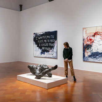 Tracey Emin, Sex and solitude, vista della mostra. Per gentile concessione di Palazzo Strozzi