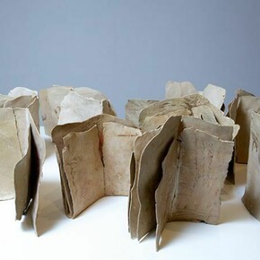 Sara Radstone, installation view of 'Mute' (2014) image © Philip Sayer, courtesy of Marsden Woo Gallery, London