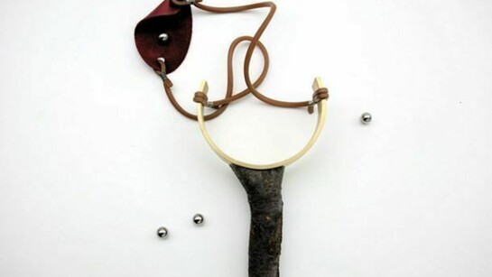 Slingshot by Karim Chaya, courtesy of Carwan Gallery