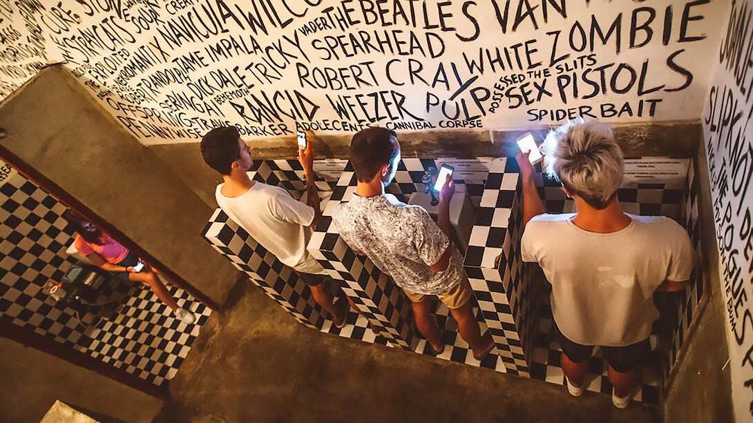 Even in restroom settings, individuals exhibit an unwavering attachment to their phones, as these devices accompany them even to toilets and urinals