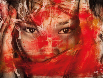'VIETNAM PASTEL II' by Raphael Mazzucco, giclee on paper, 'Raphael 