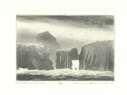 Norman Ackroyd, Gannets on Flannan 
