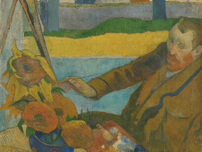 Paul Gauguin, Vincent van Gogh painting sunflowers, 1888. Courtesy of the Vincent van Gogh Museum
