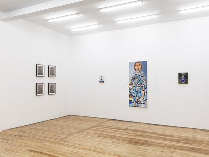 Susan Chen, Purell Day & Night, 2023, installation view. Courtesy of the artist and Rachel Uffner Gallery, NYC