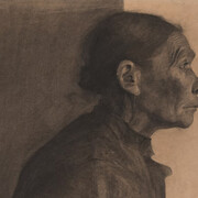 Paula Modersohn-Becker, Woman in profile, turned right, 1898–99. Courtesy of the Art Institute of Chicago