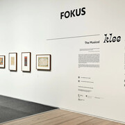 Fokus. Klee musical, vue d’exposition. Avec l’aimable autorisation du Zentrum Paul Klee