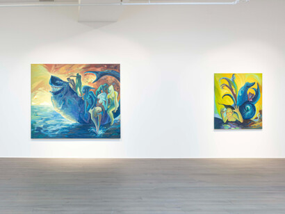 Yuma Radne, The Weight of Water, 2023, installation view. Courtesy of the artist and Steve Turner, Los Angeles