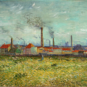 Vincent van Gogh. Factories at Clichy, 1887. Saint Louis Art Museum, funds given by Mrs. Mark C. Steinberg by exchange 579:1958. Courtesy of The Art Institute of Chicago