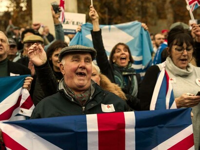 Nationalism has taken to the streets of England as the locals want out of Europe