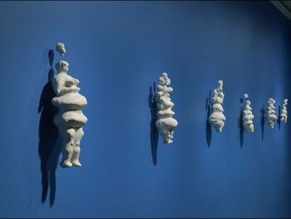 Exhibition view, Sylvia Netzer, Goddesses + Emaciation, 2024, A.I.R. Gallery, Brooklyn, NY. Image courtesy of A.I.R. Gallery and the artist. Photography credit: David Lubarsky