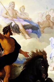 René-Antoine Houasse, dispute between Minerva and Neptune over the naming of the city of Athens