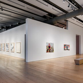 Hangama Amiri, Parting/فراق, exhibition view. Courtesy of T293