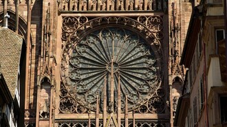 Rosetón de la catedral de Estrasburgo