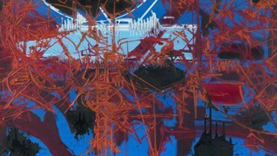 Georges Mathieu, Jeux multiples, 1986, Olio su tela, 75 x 116 cm