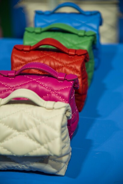 La collezione di borse (progetto Gava) del brand Gavazzeni