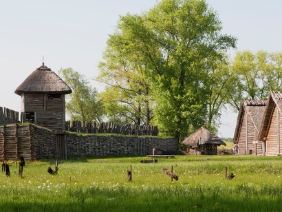 Biskupin, Polonia. Murallas