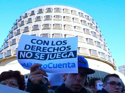 Las personas con discapacidad se movilizaron para reclamar su derecho al voto