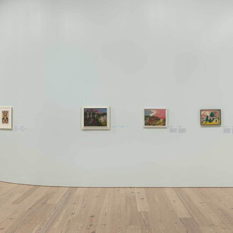 The lost world: the art of Minnie Evans, exhibition view. Courtesy of Whitney Museum of American Art