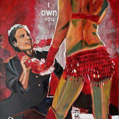 Skye Cleary, I Own You (detail), 30 x 40, 2023. Courtesy of the artist and The Untitled Space