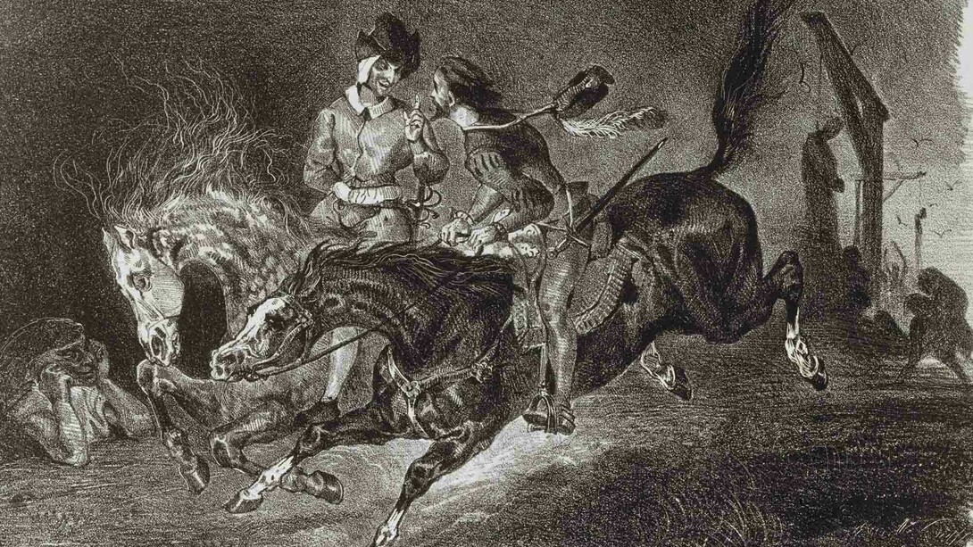Eugène Delacroix, Faust : la nuit du sabbat, 1827, Lithographie © BnF