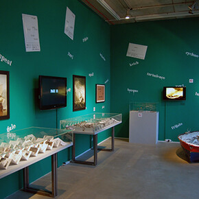 All images: Installation views of the exhibition At Peril on the Sea: Sailing Ships, Stormy Seas curated by Clive Phillpot at CHELSEA space (28 January - 20 March, 2015). Featuring works and ephemera by Marcel Broodthaers, Lawrence Weiner and Ray Johnson. Photographs by Sinéad Bligh