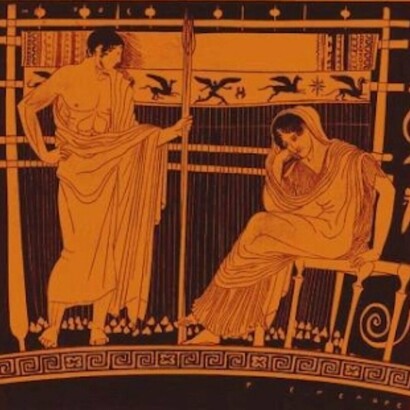 Penelope al telaio