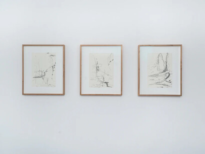 Xiyao Wang, Lightly floats and drifts the boat, exhibition view. Courtesy of König Gallery