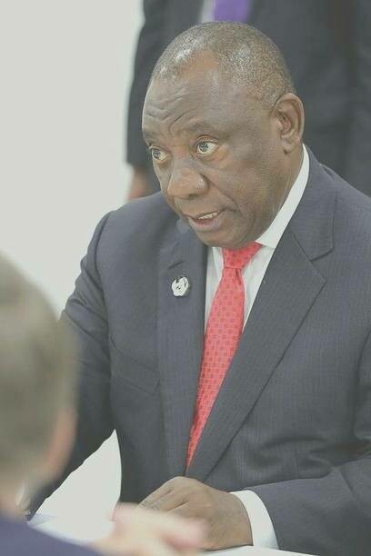 South African President, Cyril Ramaphosa addresses audience, Osaka, Japan, 2019
