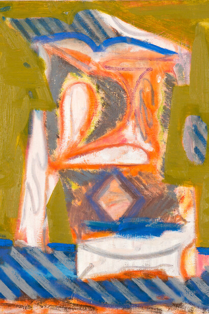 Diamond Level, 2015, oil on linen, 28 x 22 inches
