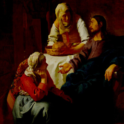 Christus bei Maria und Martha, Jan Vermeer, 1654/1655