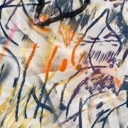 Julie Mehretu, This manifestation of historical restlessness (detail), 2022. Courtesy of Philadelphia Museum of Art
