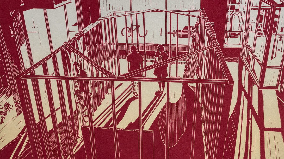 Raymundo Munoz, Intersections (detail). Courtesy of Bitfactory Galler