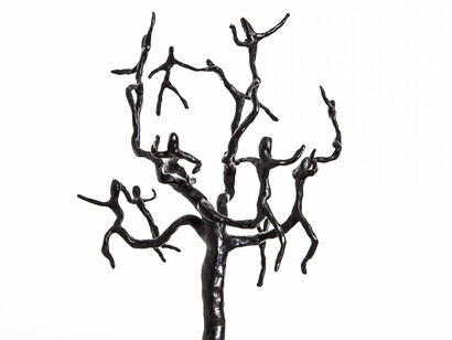 Atelier Van Lieshout, Jubilee Tree, 2009, bronze, h43 l28 w29 cm / h16.9 l11 w11.4 in, Limited Edition of 7 + 5 ap, Courtesy Carpenters Workshop Gallery
