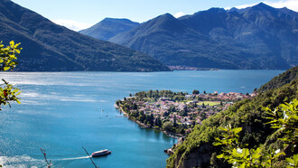 Un'incantevole veduta del Lago Maggiore