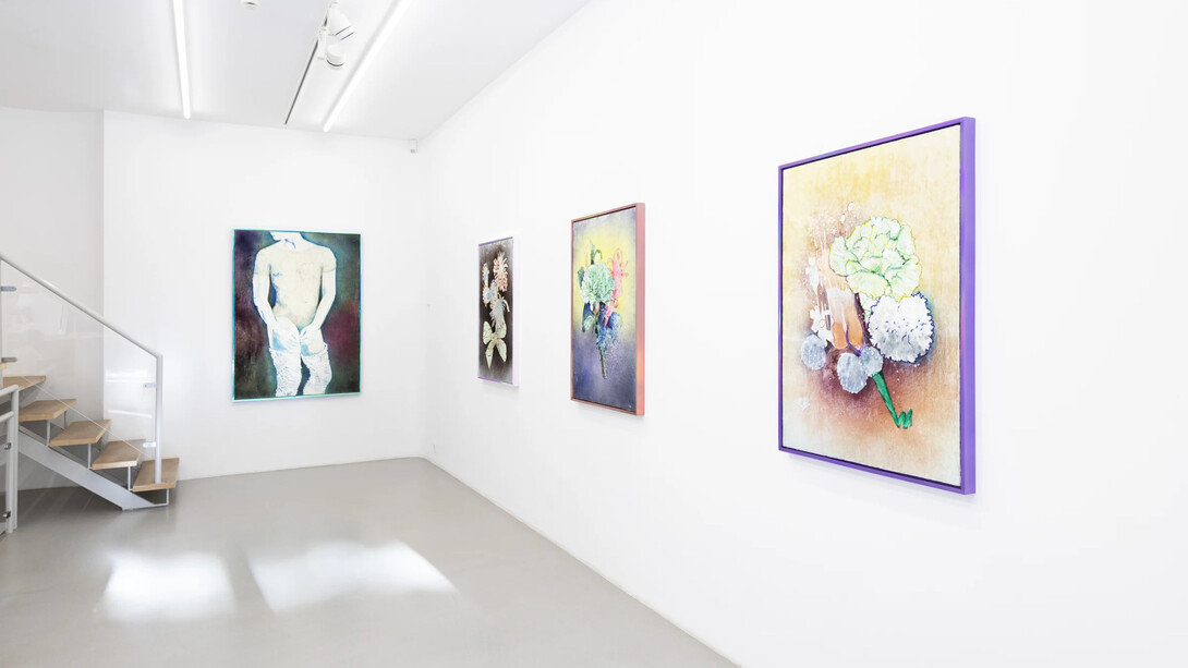 Travis Boyer, Personal effects, exhibition view. Courtesy of Galerie Peter Kilchmann