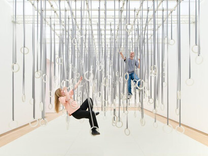 William Forsythe, Choreographic objects, exhibition view. Courtesy of Voorlinden Museum